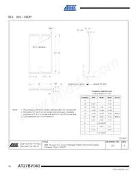 AT27BV040-12JU Datasheet Page 14