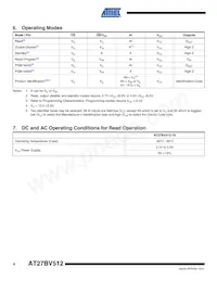 AT27BV512-70JU Datasheet Page 4
