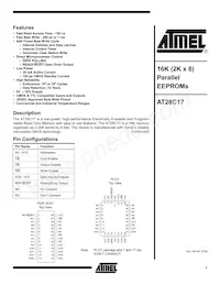 AT28C17E-15SI Datasheet Cover