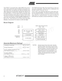 AT28C17E-15SI Datenblatt Seite 2