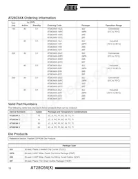 AT28C64E-25TI Datasheet Page 10