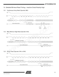 AT45DB021B-SU Datasheet Page 21