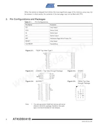 AT45DB041B-SU Datasheet Page 2