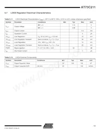 AT73C211-ZI Datasheet Page 13