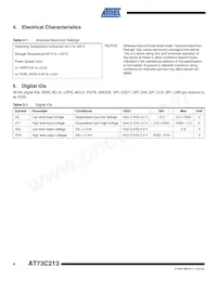 AT73C213 Datasheet Page 4