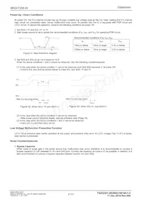 BR24T256-W Datasheet Pagina 21