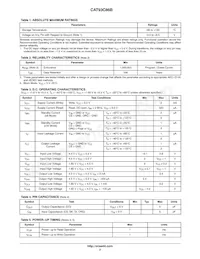 CAT93C86BHU4I-GT3 Datenblatt Seite 2