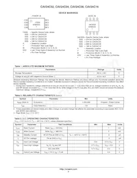 CAV24C08YE-GT3 Datasheet Pagina 2