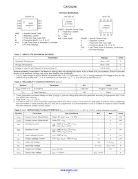 CAV25256YE-GT3 Datasheet Page 2