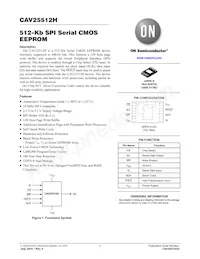 CAV25512HU5E-GT3 Datasheet Copertura