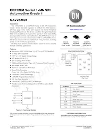 CAV25M01YE-GT3數據表 封面