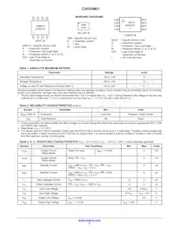 CAV25M01YE-GT3 Datasheet Page 2