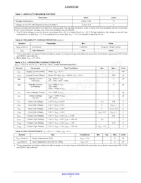 CAV93C46YE-GT3 Datenblatt Seite 2