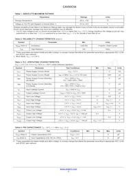 CAV93C56YE-GT3 Datasheet Page 2