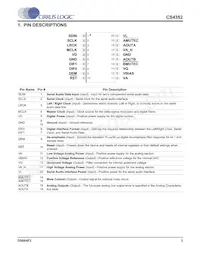 CS4352-DZZR Datasheet Pagina 3