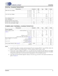 CS4352-DZZR Datasheet Page 9