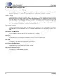 CS4352-DZZR Datasheet Page 18
