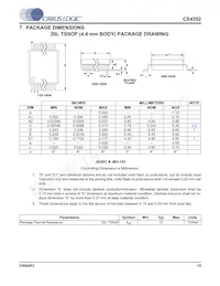 CS4352-DZZR Datasheet Page 19
