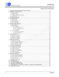 CS4373A-ISZR Datasheet Page 2