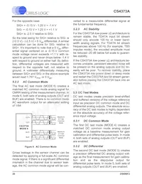 CS4373A-ISZR Datasheet Pagina 20