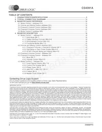 CS4391A-KZZR Datasheet Page 2