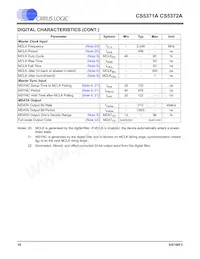 CS5372A-ISZR Datasheet Page 10
