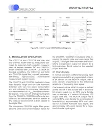 CS5372A-ISZR Datasheet Pagina 14