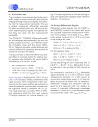 CS5372A-ISZR Datasheet Pagina 17