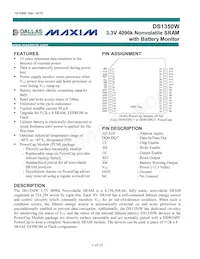 DS1350WP-100+ Datasheet Cover