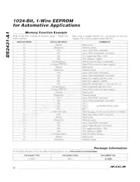 DS2431P-A1+T Datasheet Page 20