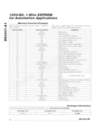 DS2431P-A1+T Datasheet Pagina 20