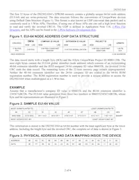 DS2502-E64 Datasheet Page 2