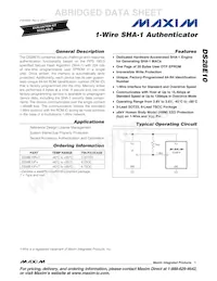 DS28E10R-W15+1T Datasheet Cover