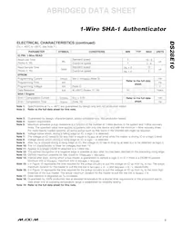 DS28E10R-W15+1T Datasheet Pagina 3