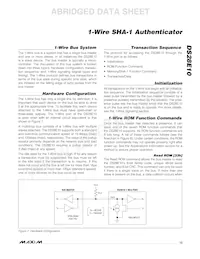 DS28E10R-W15+1T Datasheet Pagina 7