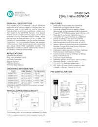 DS28EC20Q+U Datenblatt Cover