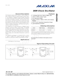 DS4266D+ Datasheet Cover
