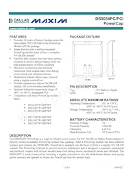 DS9034PCI Datasheet Cover