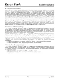 EM68C16CWQG-25IH Datasheet Pagina 19