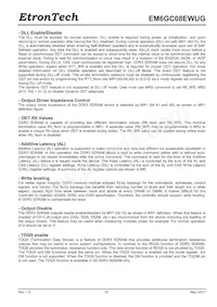 EM6GC08EWUG-10IH Datasheet Pagina 16