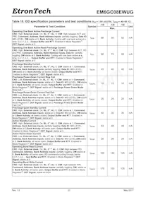 EM6GC08EWUG-10IH Datasheet Page 23
