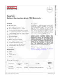 FAN7930MX Datasheet Cover