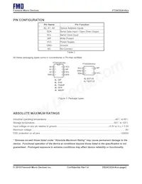FT24C02A-KTR-T Datasheet Pagina 2