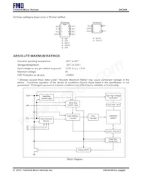 FT24C64A-ENR-T Datasheet Page 2