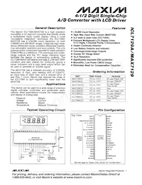ICL7129ACQH+TD Datenblatt Cover