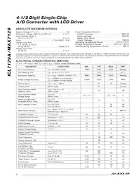 ICL7129ACQH+TD Datasheet Pagina 2