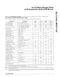 ICL7129ACQH+TD Datasheet Page 3