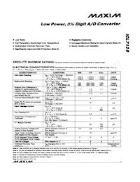 ICL7136CQH+ Datasheet Pagina 3