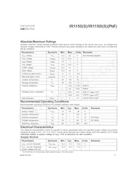 IR1150ISTRPBF Datasheet Page 2