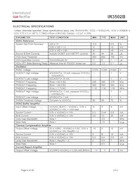 IR3502BMTRPBF Datasheet Page 4